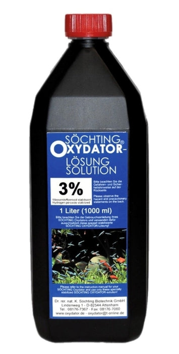 Lösung 3% für Söchting Oxydator (1000 ml) – Wasserzusätze/Dünger/Medikamente für das Aquarium bei AquascapingForLife