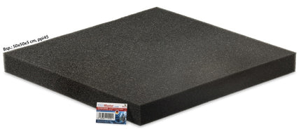 Papillon Filterschaum schwarz extrafein (50 x 50 x 10 cm, PPI45) – Filtermedium für das Aquarium bei AquascapingForLife