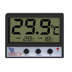 Papillon Digital-Aquariumthermometer schwarz [P12] – Thermometer für das Aquarium bei AquascapingForLife