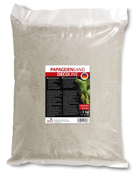 Papillon Spezial Papageiensand 0,2 - 2,0 mm (5 kg) – Vogelheime & Zubehör für das Aquarium bei AquascapingForLife