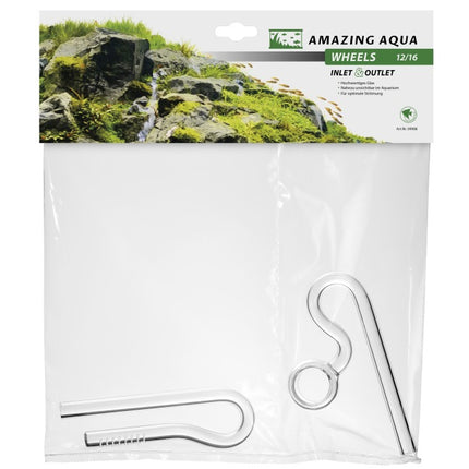 Amazing Aqua Glas Ein /Auslass Wheels – Schläuche & passendes Zubehör für das Aquarium bei AquascapingForLife