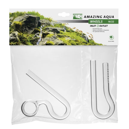 Amazing Aqua Glas Ein /Auslass Wheels – Ansicht 7