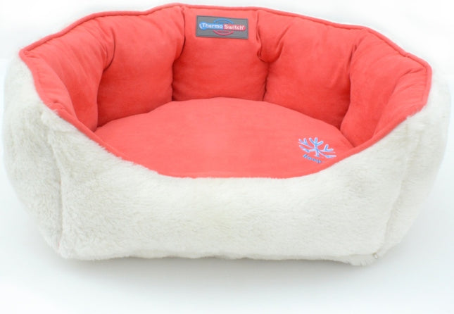 ThermoSwitch ANDROS Hundebett M koralle/creme – Restposten/Sonderposten für das Aquarium bei AquascapingForLife