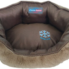 ThermoSwitch SANTORINI Hundebett S braun/mokka – Betten & Matten für das Aquarium bei AquascapingForLife