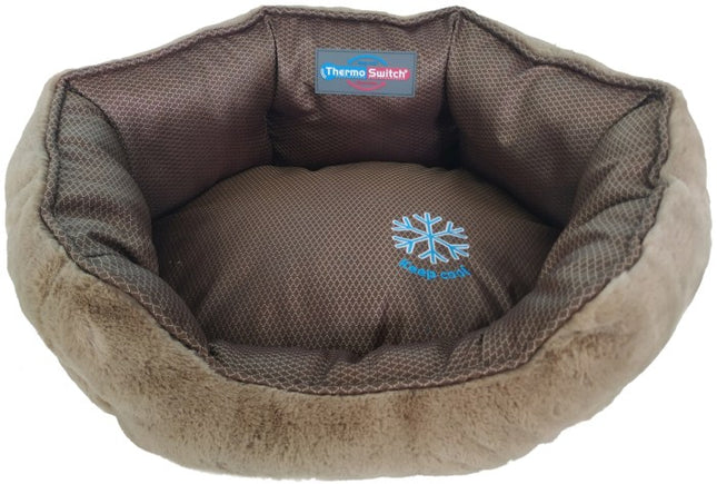 ThermoSwitch SANTORINI Hundebett S braun/mokka – Betten & Matten für das Aquarium bei AquascapingForLife