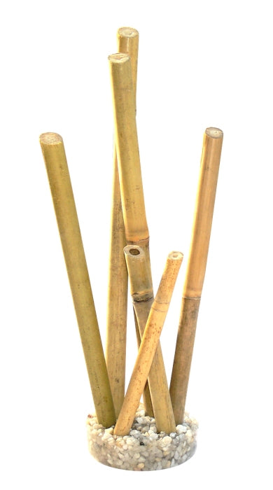 Sydeco Bamboo large natural 25 cm hoch [P6] – Kunststoffpflanzen für das Aquarium bei AquascapingForLife