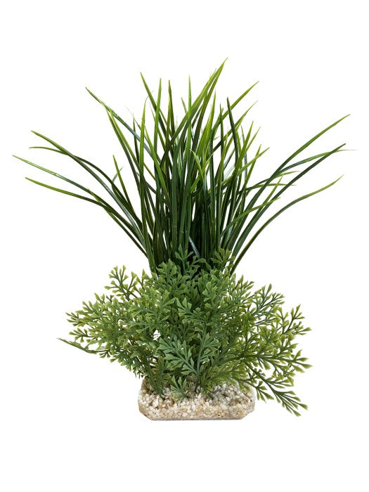 Sydeco Acorus Giant 28 cm hoch [P6] – Kunststoffpflanzen für das Aquarium bei AquascapingForLife