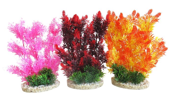 Sydeco Aquaplant Color Hedge 24 cm hoch [P6] – Kunststoffpflanzen für das Aquarium bei AquascapingForLife
