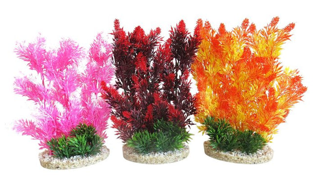 Sydeco Aquaplant Color Hedge 24 cm hoch [P6] – Kunststoffpflanzen für das Aquarium bei AquascapingForLife