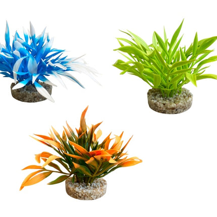 Sydeco Nano Bush coloures 9 cm hoch [P12] – Aquarium-Deko für das Aquarium bei AquascapingForLife