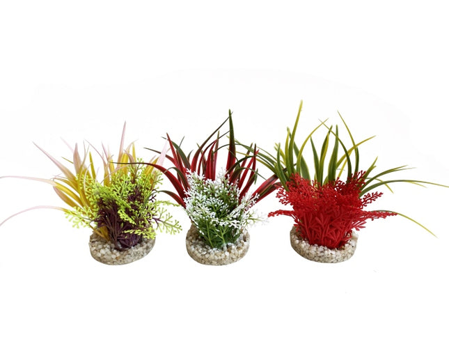 Sydeco Aqua Bouquet 9 cm hoch [P12] – Kunststoffpflanzen für das Aquarium bei AquascapingForLife