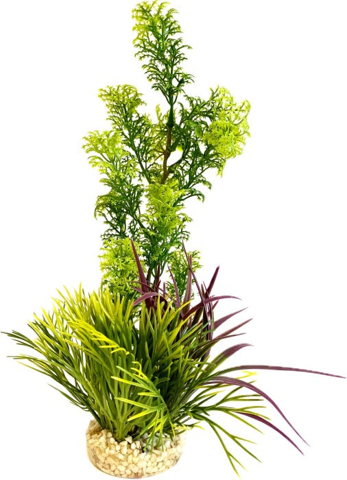 Sydeco Aqua Forest 23 cm hoch [P6] – Kunststoffpflanzen für das Aquarium bei AquascapingForLife