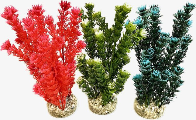Sydeco Aqua Fiesta 23 cm hoch [P6] – Kunststoffpflanzen für das Aquarium bei AquascapingForLife