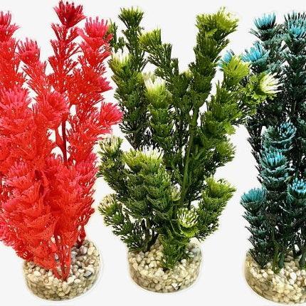 Sydeco Aqua Fiesta 23 cm hoch [P6] – Kunststoffpflanzen für das Aquarium bei AquascapingForLife