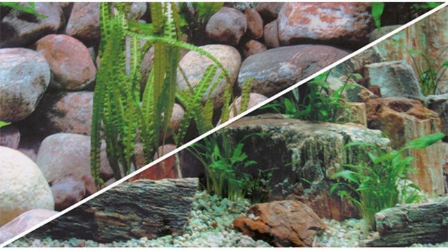 Hobby (Dohse) Fotorückwand Steine 1/2 (0,5 x 25 m) – Rückwände & Poster für das Aquarium bei AquascapingForLife
