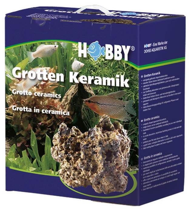 Hobby (Dohse) Grottenkeramik Verkaufskarton (5,5 kg) – Ornamente und sonstige Dekoration für das Aquarium bei AquascapingForLife