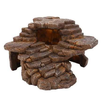 Hobby (Dohse) Desert Cave 3 (23 x 22 x 15,5 cm) – Aquarium-Deko für das Aquarium bei AquascapingForLife