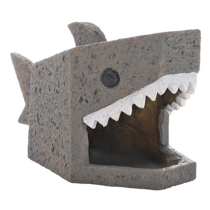 Hobby (Dohse) Sharky (14,5 x 7,7 x 8,5 cm) – Ornamente und sonstige Dekoration für das Aquarium bei AquascapingForLife