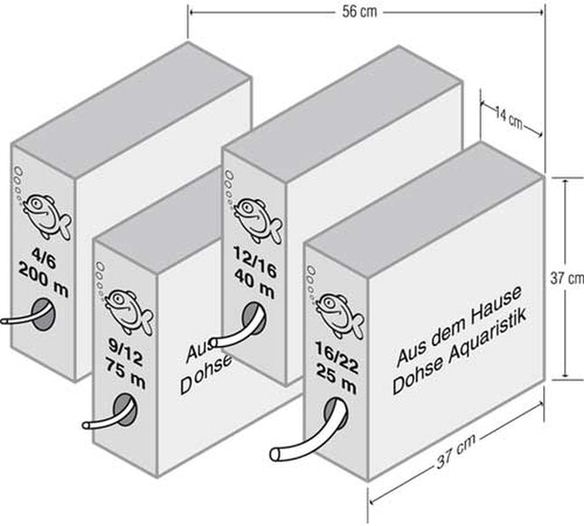 Hobby (Dohse) Luftschlauch Abrollbox – Schläuche & passendes Zubehör für das Aquarium bei AquascapingForLife