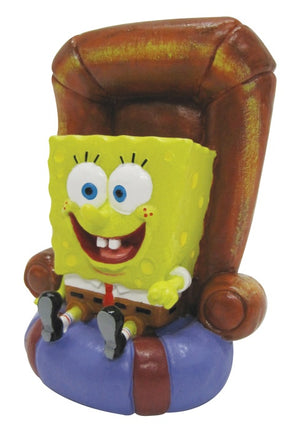 Penn-Plax Spongebob in Sessel (12,7 cm) – Restposten/Sonderposten für das Aquarium bei AquascapingForLife