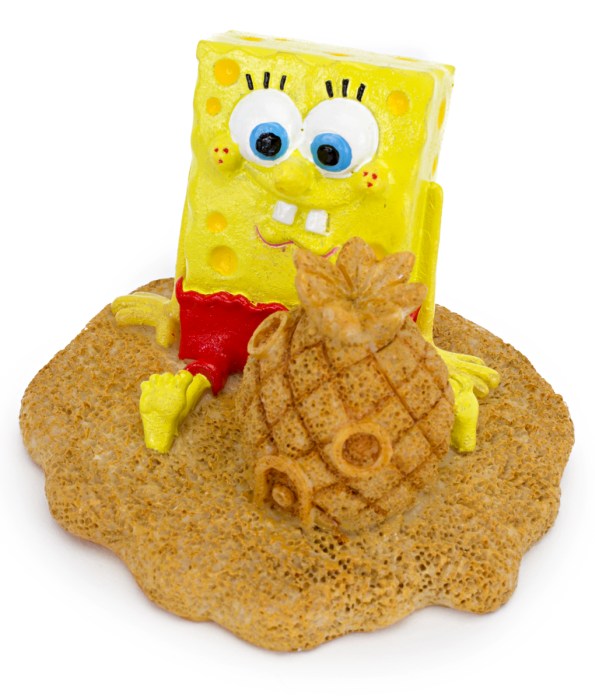 Penn-Plax Spongebob & Ananashaus Sand (6,35 cm) – Ornamente und sonstige Dekoration für das Aquarium bei AquascapingForLife