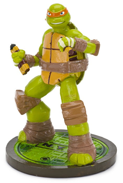 Penn-Plax Ninja Turtles - Michelangelo (9,5 cm) – Ornamente und sonstige Dekoration für das Aquarium bei AquascapingForLife