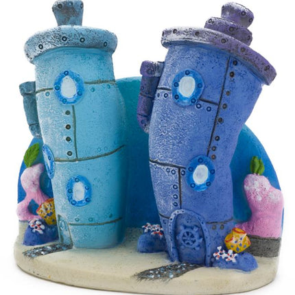Penn-Plax Bikini Bottom Häuser (7,6 cm) – Ornamente und sonstige Dekoration für das Aquarium bei AquascapingForLife