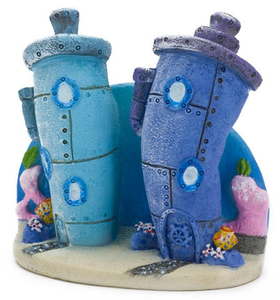 Penn-Plax Bikini Bottom Häuser (7,6 cm) – Ornamente und sonstige Dekoration für das Aquarium bei AquascapingForLife