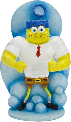 Penn-Plax Spongebob mit Muskeln (8,9 cm) – Restposten/Sonderposten für das Aquarium bei AquascapingForLife