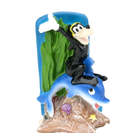 Penn-Plax Micky Maus - Goofy & Delfin (6 cm) – Ornamente und sonstige Dekoration für das Aquarium bei AquascapingForLife