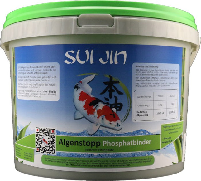 Sui Jin AlgenStopp Phosphatbinder 5L – Wasserzusätze/Dünger/Medikamente für das Aquarium bei AquascapingForLife