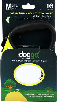doggo Hunde Rollleine neongelb – Ansicht 4