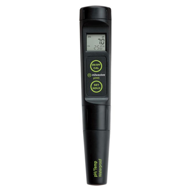 Milwaukee PH55 Pro - Wasserdichter pH/°C Messstift – CO2-Zubehör für das Aquarium bei AquascapingForLife