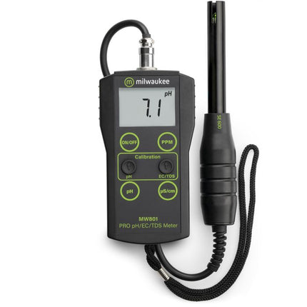 Milwaukee MW801 Smart pH/EC/TDS Messgerät – CO2-Zubehör für das Aquarium bei AquascapingForLife