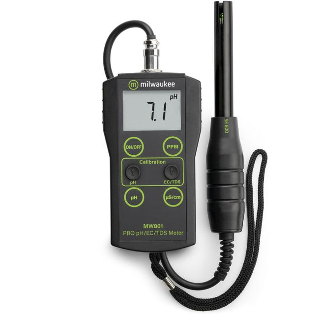 Milwaukee MW801 Smart pH/EC/TDS Messgerät – CO2-Zubehör für das Aquarium bei AquascapingForLife