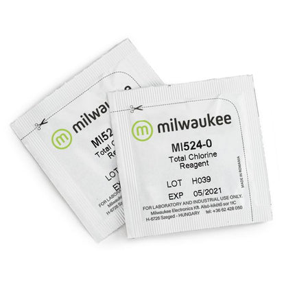 Milwaukee MI524-25 Pulverreagenz gesamtes Chlor (25 Stück) – Ersatzteil für das Aquarium bei AquascapingForLife