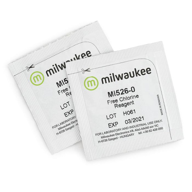 Milwaukee MI526-25 Pulverreagenz freies Chlor (25 Stück) – Ersatzteil für das Aquarium bei AquascapingForLife