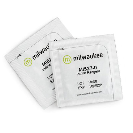 Milwaukee MI527-25 Pulverreagenz Iodin (25 Stück) – Ersatzteil für das Aquarium bei AquascapingForLife