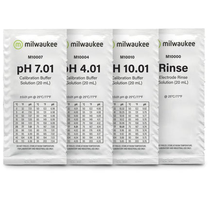 Milwaukee M1000AB Starter Pack PH Puffer Lösungen (25 x 20 ml) – Ersatzteil für das Aquarium bei AquascapingForLife
