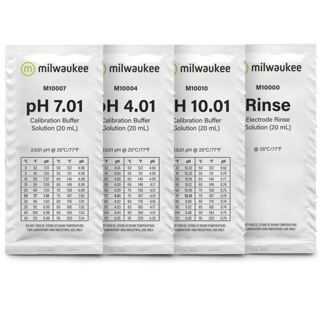 Milwaukee M1000AB Starter Pack PH Puffer Lösungen (25 x 20 ml) – Ersatzteil für das Aquarium bei AquascapingForLife