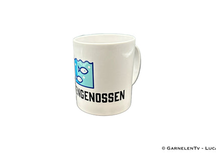 Geschenkidee für Aquaristik-Fans: Flossengenossen Tasse aus Keramik