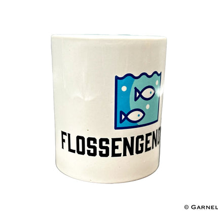 Liebevoll gestaltete Flossengenossen Tasse für den Alltag