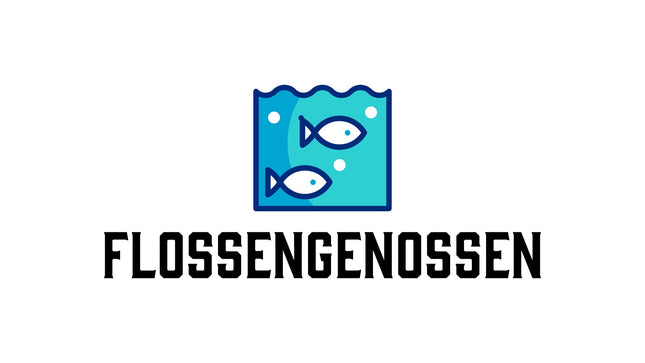 Flossengenossen Aufkleber Set aus 10 Stück mit Fisch-Motiven
Flossengenossen Aufkleber Set für Aquaristik-Fans