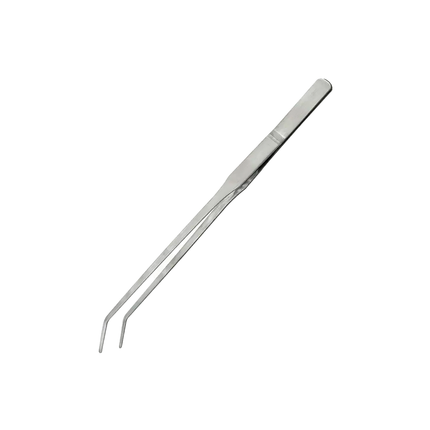 GarnelenTv - Premium Edelstahl Pinzette gebogen 27 cm