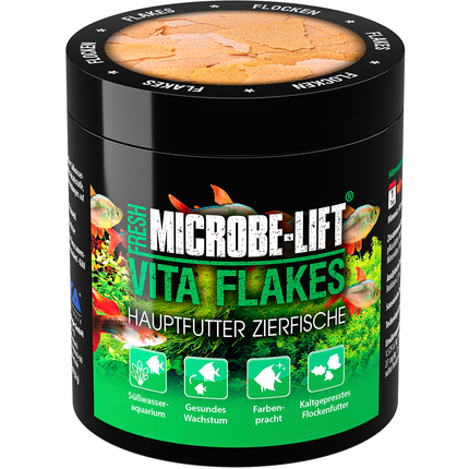 Microbe-Lift Vita Flakes Flockenfutter - Hauptfutter Zierfische