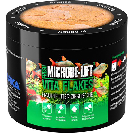Microbe-Lift Vita Flakes Flockenfutter - Hauptfutter Zierfische