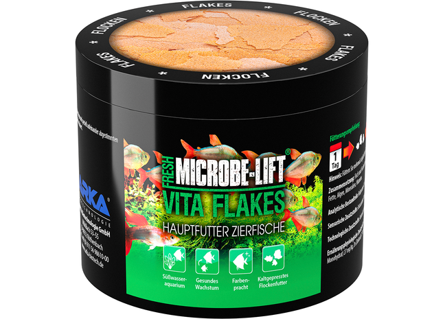 Microbe-Lift Vita Flakes Flockenfutter - Hauptfutter Zierfische