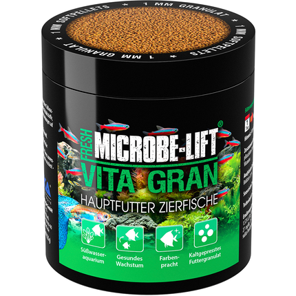 Microbe-Lift Vita Gran Granulatfutter - Hauptfutter Zierfische
