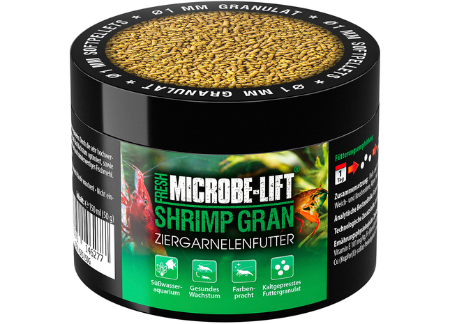 Shrimp Food Garnelenfutter - 150ml (50g) - Hauptfutter Ziergarnelen