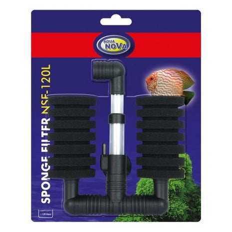 AquaNova - Luftheberfilter doppelter Bio-Schwammfilter bis 120l für Zuchtanlagen - GarnelenTv-Shop